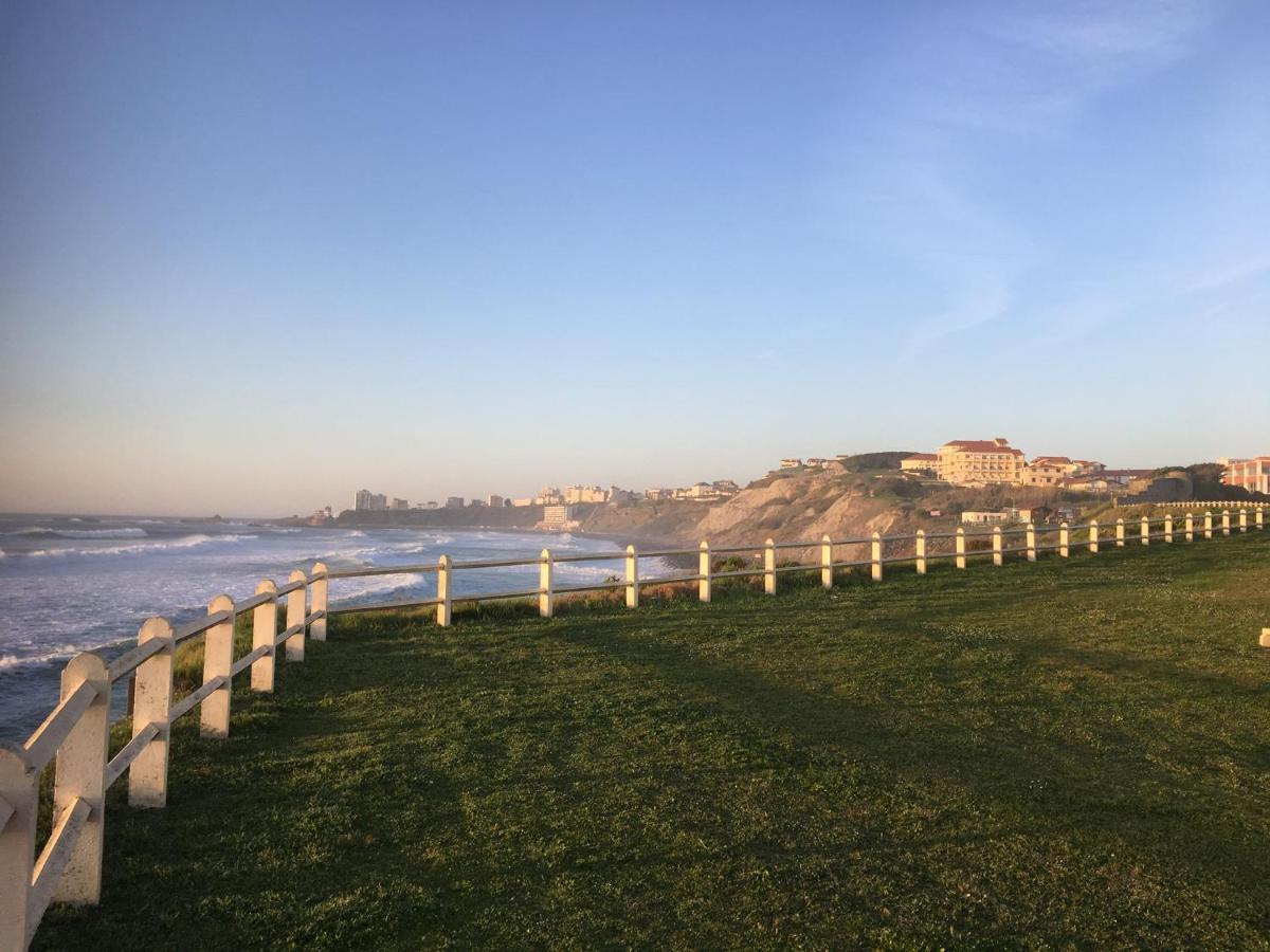 Studio sur la plage vue mer piscine Biarritz Esterno foto